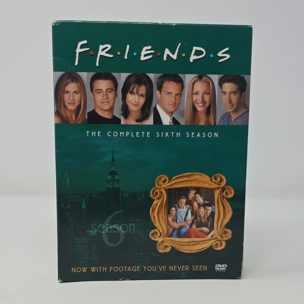 Warner Home Video Friends Complete Sixth Season 6 Deluxe 4-Disc DVD 560 min